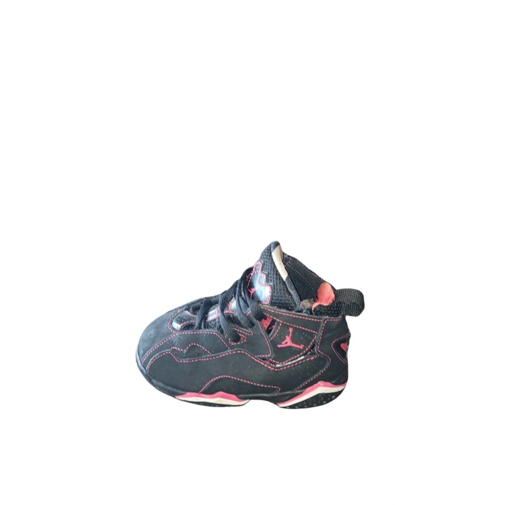 Nike Air Jordan True Flight Toddler Sz 8C‎ Black Red Basketball Sneakers Kidcore
